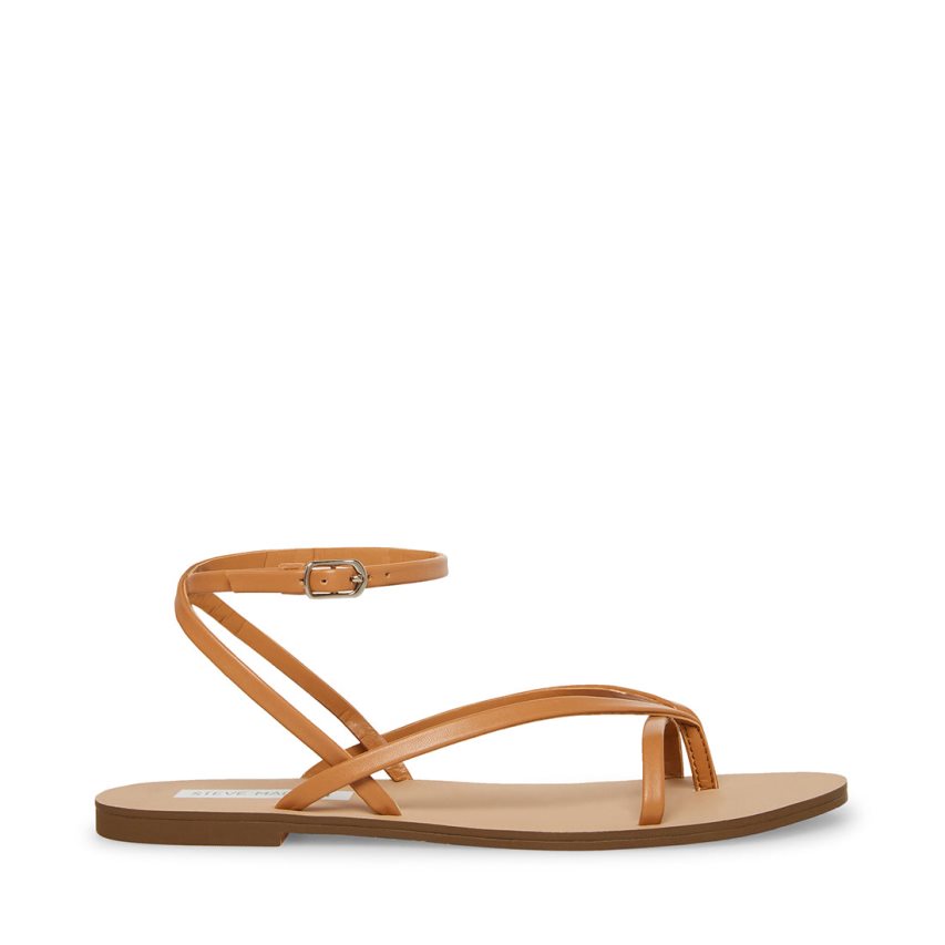 Sandalias Planas Steve Madden Amuse Mujer Marrones | ES PKS031